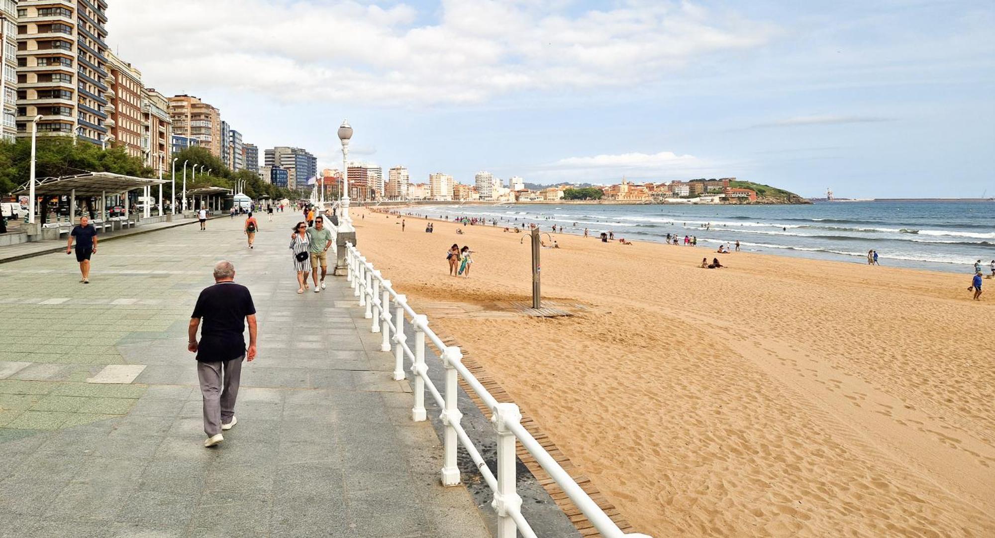 Espacio Moderno En Gijon Playa Eksteriør billede