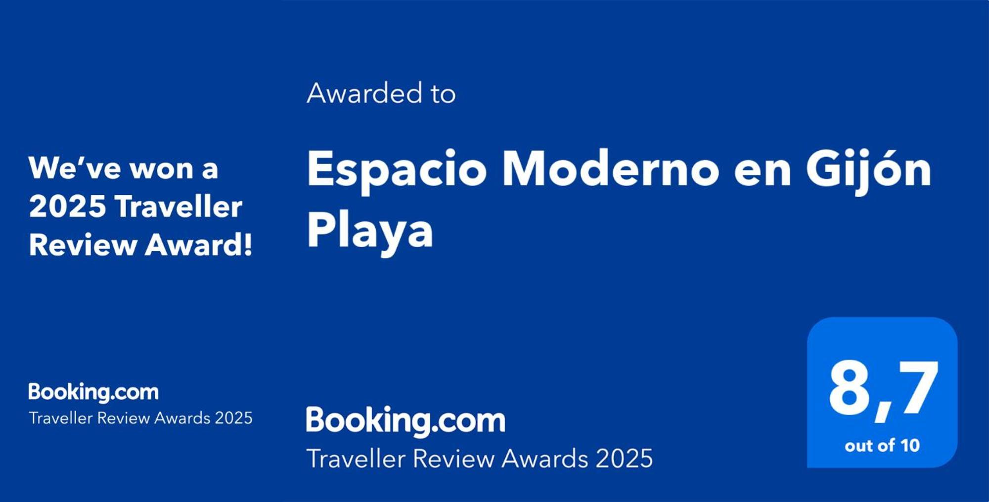 Espacio Moderno En Gijon Playa Eksteriør billede